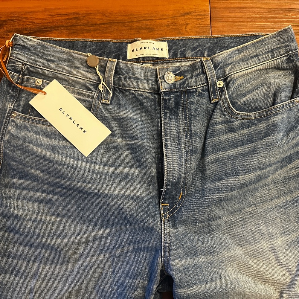 SLVRLAKE Blue Women’s Straight Jeans